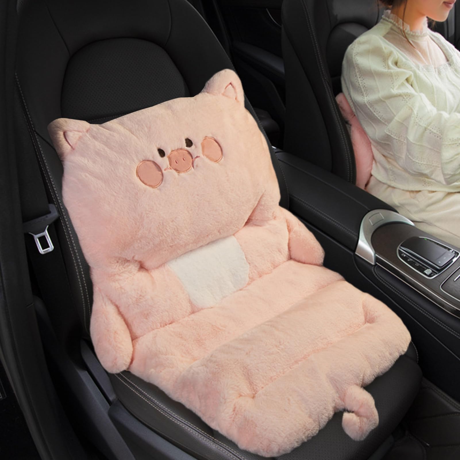 Amazon.co.jp: 椅子クッションぬいぐるみ | 車の後部座席クッション